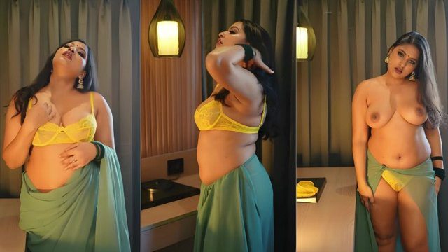 Anjali Gaud Horny Green Saree 2025 Hindi Uncut Short Film
